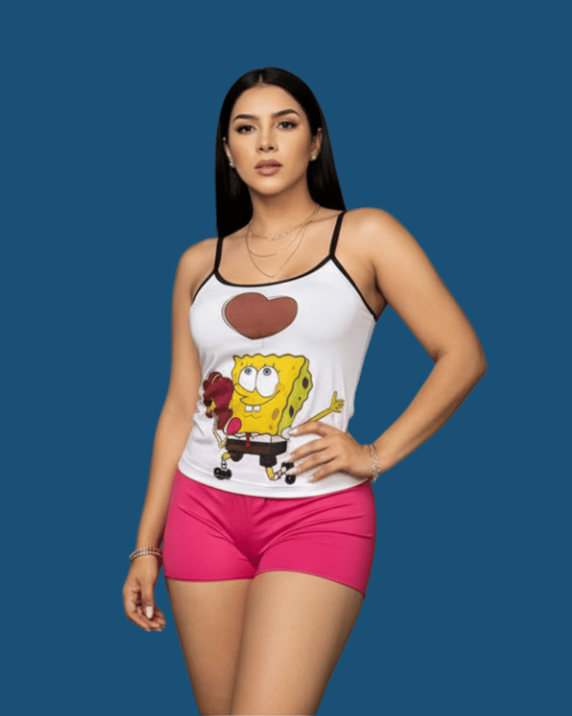 Pijama Short + Camisa Tiras