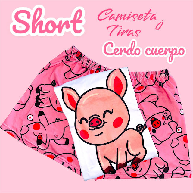 Short Camiseta Tiras Nueva Colección