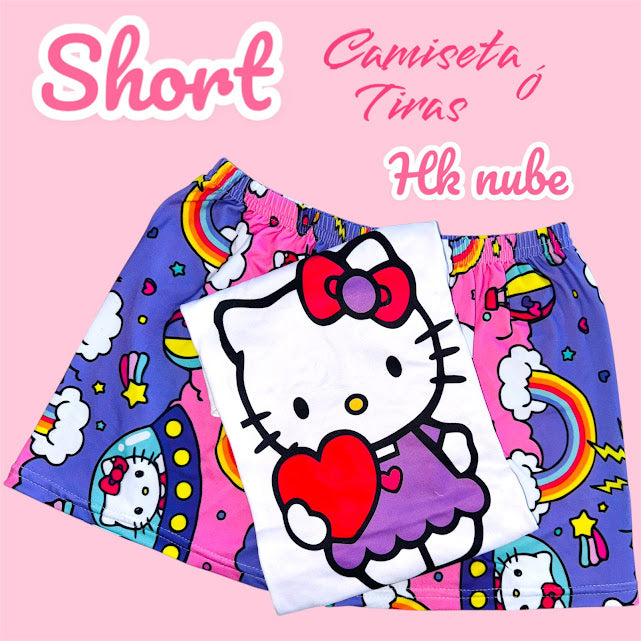 Short Camiseta Tiras Nueva Colección