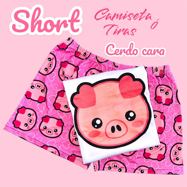 Short Camiseta Tiras Nueva Colección