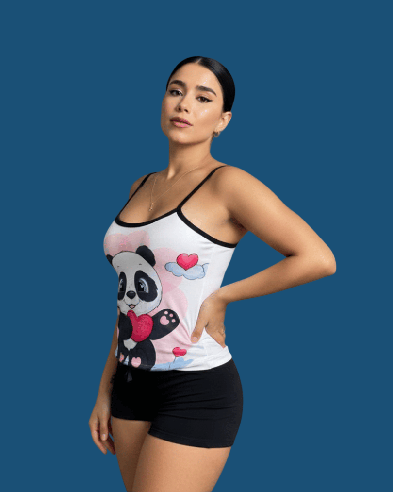 Pijama Short + Camisa Tiras