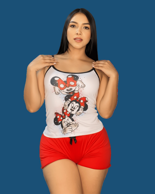 Pijama Short + Camisa Tiras